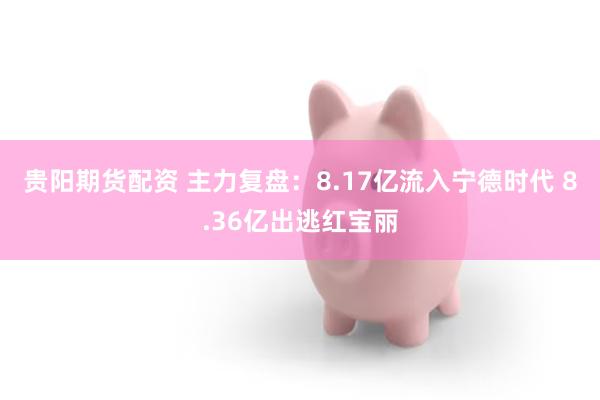 贵阳期货配资 主力复盘：8.17亿流入宁德时代 8.36亿出逃红宝丽