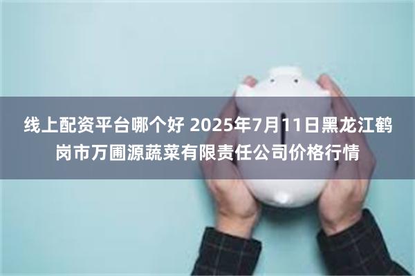 线上配资平台哪个好 2025年7月11日黑龙江鹤岗市万圃源蔬菜有限责任公司价格行情
