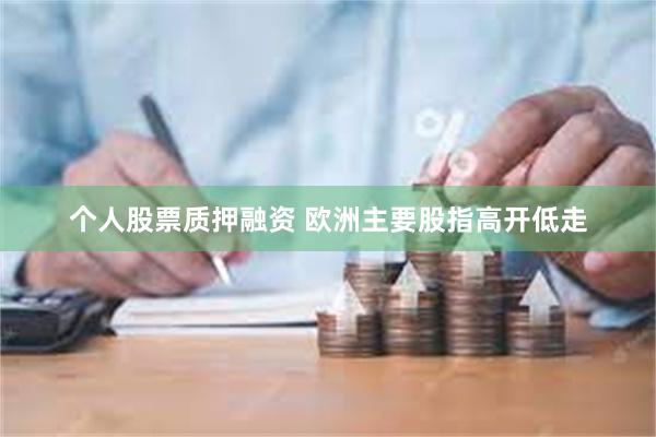 个人股票质押融资 欧洲主要股指高开低走