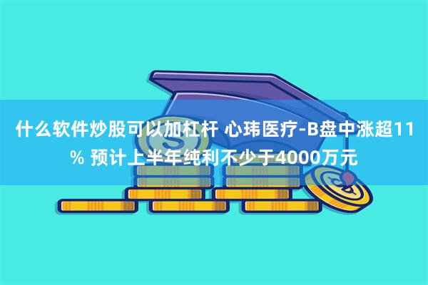 什么软件炒股可以加杠杆 心玮医疗-B盘中涨超11% 预计上半年纯利不少于4000万元