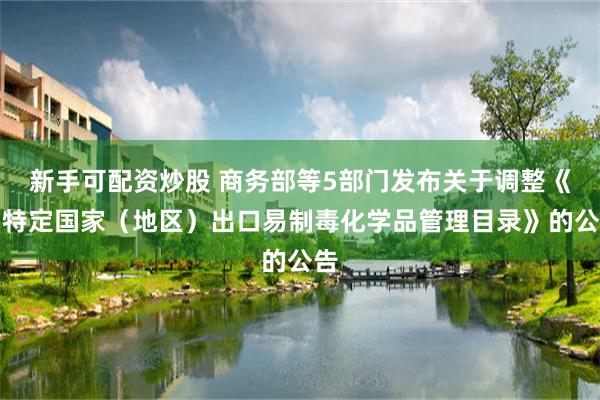 新手可配资炒股 商务部等5部门发布关于调整《向特定国家（地区）出口易制毒化学品管理目录》的公告