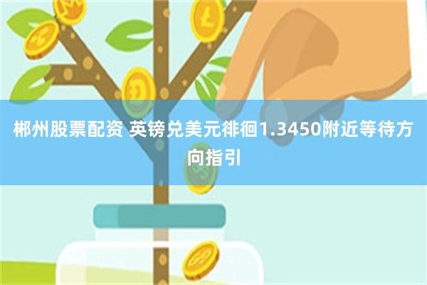 郴州股票配资 英镑兑美元徘徊1.3450附近等待方向指引