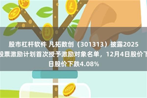股市杠杆软件 凡拓数创（301313）披露2025年限制性股票激励计划首次授予激励对象名单，12月4日股价下跌4.08%