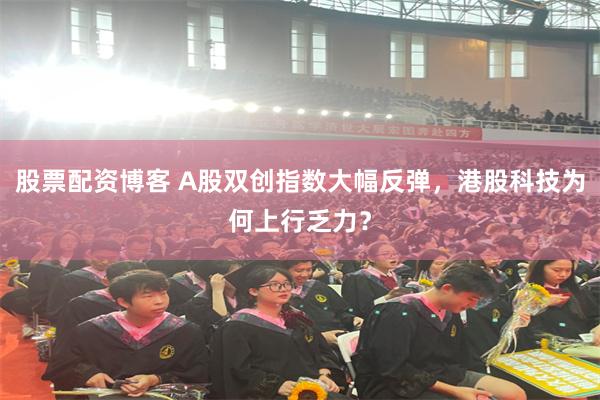 股票配资博客 A股双创指数大幅反弹，港股科技为何上行乏力？