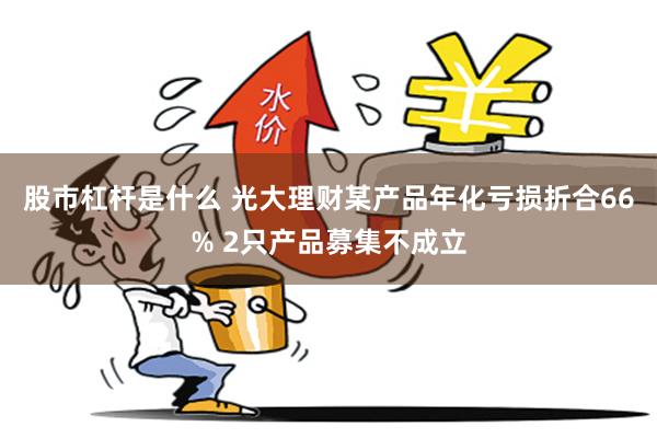 股市杠杆是什么 光大理财某产品年化亏损折合66% 2只产品募集不成立