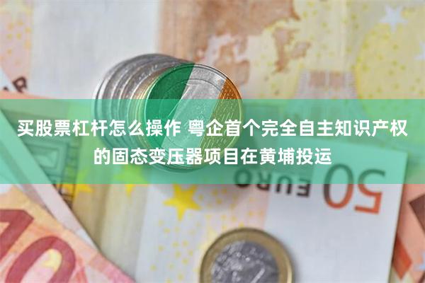买股票杠杆怎么操作 粤企首个完全自主知识产权的固态变压器项目在黄埔投运