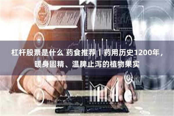 杠杆股票是什么 药食推荐丨药用历史1200年，暖身固精、温脾止泻的植物果实