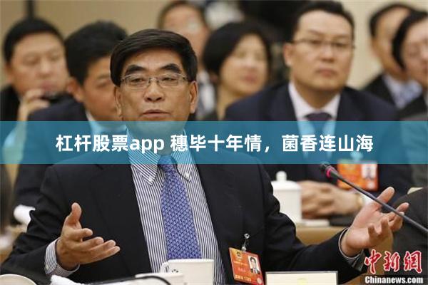 杠杆股票app 穗毕十年情，菌香连山海