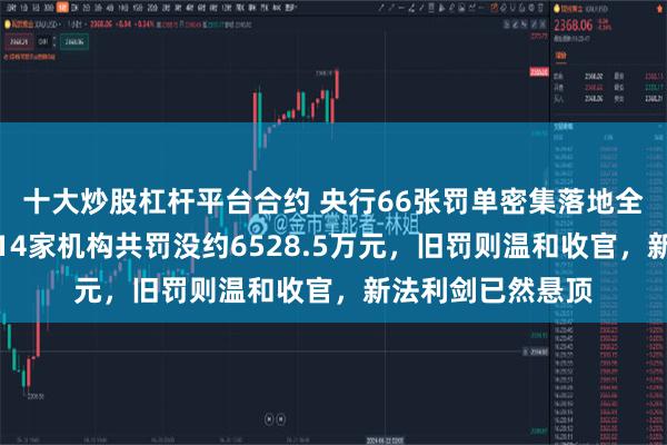十大炒股杠杆平台合约 央行66张罚单密集落地全部涉及反洗钱：14家机构共罚没约6528.5万元，旧罚则温和收官，新法利剑已然悬顶