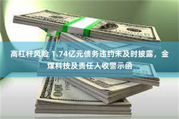 高杠杆风险 1.74亿元债务违约未及时披露，金煤科技及责任人收警示函